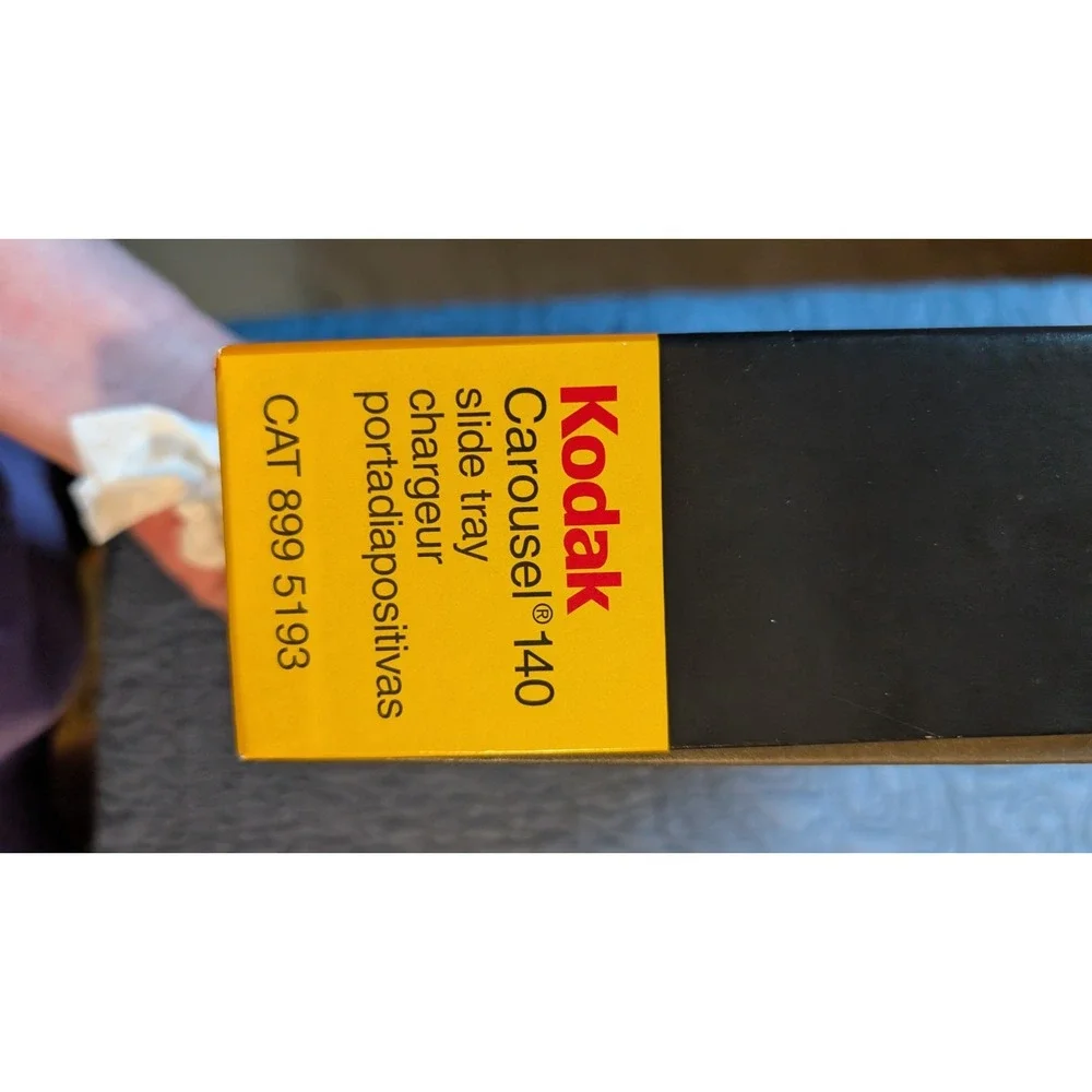 Kodak Carousel 140 Slide Tray w/ Box Vintage Projector Tray CAT 899 5193